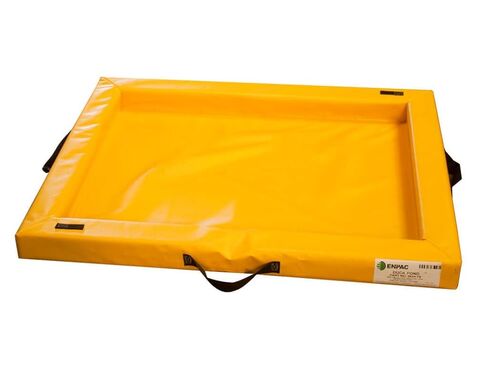 ENPAC Duck Pond Mini Berm, 2'x4'x4", Yellow, PVC, 4 in. Sidwalls, Lightweight, Foldable, Durable in Saudi Arabia