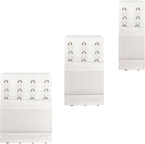 Aphlos 12 Pack Flexible Bra Extender Strap 2/3/4 Hooks Adjustable Bra Strap in Saudi Arabia