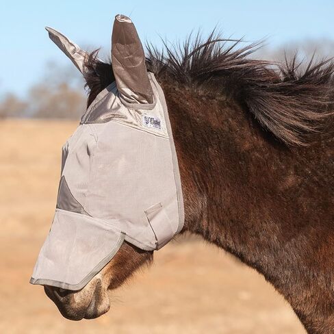 Cashel Crusader Designer Fly Mask with Ears, Sagebrush, Yearling in Kuwait
