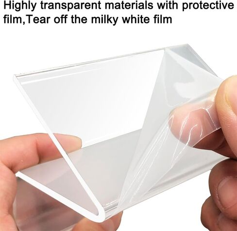 3 pcs Acrylic Business Card Holders, Desktop Transparent Business Card Display Rack, Plastic Business Card Holder, for Placing and Displaying Business Cards, Capacity: 60 Sheets in Saudi Arabia