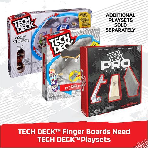 TECH DECK, DLX Pro 10-Pack of Collectible Fingerboards, for Skate Lovers, Kids Toy for Ages 6 and up in Saudi Arabia