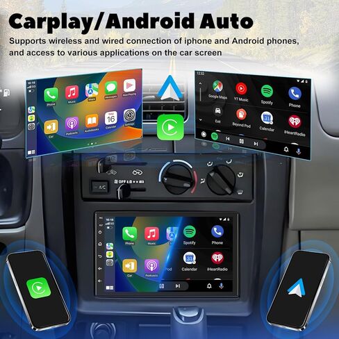 ستيريو سيارة 4+64 جيجا لسيارة Honda CRV 2007-2011 Carplay Android Auto، 8 CORE QLED 1280x720 9 بوصة راديو سيارة بشاشة تعمل باللمس مع كاميرا خلفية وأمامية، بلوتوث، وصلة مرآة، ملاحة GPS، راديو FM/AM in Saudi Arabia