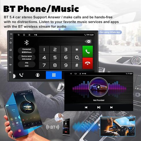 ستيريو سيارة 4+64 جيجا لسيارة Honda CRV 2007-2011 Carplay Android Auto، 8 CORE QLED 1280x720 9 بوصة راديو سيارة بشاشة تعمل باللمس مع كاميرا خلفية وأمامية، بلوتوث، وصلة مرآة، ملاحة GPS، راديو FM/AM in Saudi Arabia