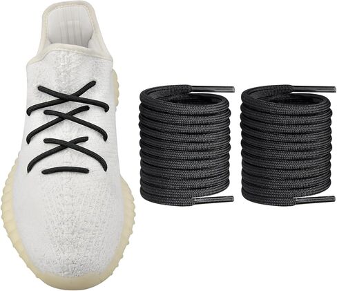 أربطة أحذية Endoto بديلة لأربطة مستديرة لأحذية Adidas Yeezy Boost 350 V1/V2, 380, 500/500 HIGH, 700, 750, 950 للأحذية الرياضية in Kuwait