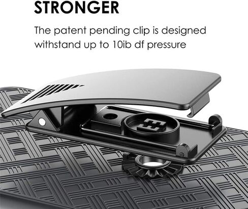 Compatible for iPhone 12 / iPhone 12 Pro Holster Case,Combo Shell & Holster Case - Anti Slip Slim Shock Proof Shell Case Built-in Kickstand, Swivel Belt Clip Holster - Black in Saudi Arabia