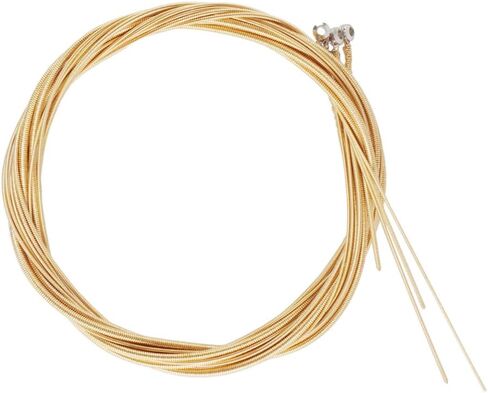 1 Set bass strings electric bass parts replacing Guitar music steel wire musical instruments accessories acoustic bass gitarre instrument brass stringed instrument Ukulele in Saudi Arabia