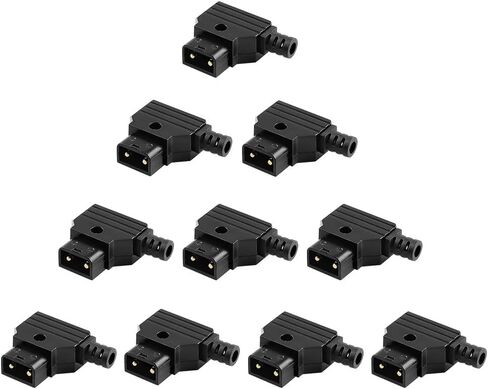 Alvins 2PCS Power Tap D-tap Male Power Plugs Connectors for Gold Mount V Mount Battery(2PCS, Male) in Kuwait
