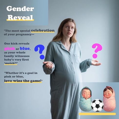 2 Pack Gender Reveal Golf Balls - Blue & Pink Powder-Filled, Safe Outdoor Party Surprise for Baby Gender Photo Reveal in Saudi Arabia