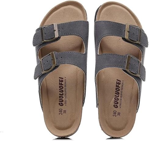 Cork Sandals Women With Arch Support, Comfortable Summer Beach Sandals For Women/Girls/Ladies,Leather Slide Shoes For Women in Saudi Arabia