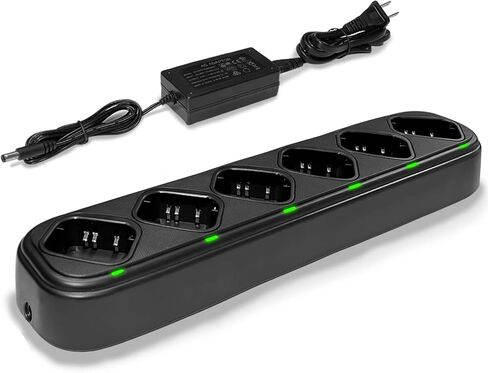 Suitable for SAMCOM FPCN30A Two Way Radio Desktop Charging Base, Walkie Talkie Replacement Power Adapter(1 Pcs) in Kuwait