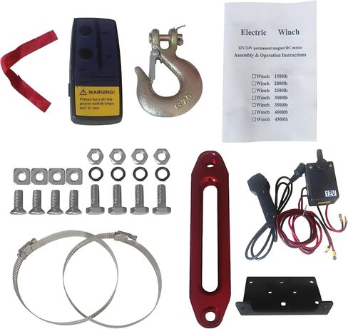 13500 رطل وينش كهربائي 12V شاحنة مضادة للماء winch ， حبل الاصطناعية رافعة مع التحكم اللاسلكي باليد عن بعد ، الألومنيوم fairlead لسحب القارب سيار الدفع الرباعي على الطرق الوعرة على الطرق الوعرة على الطرق الوعرة in Saudi Arabia