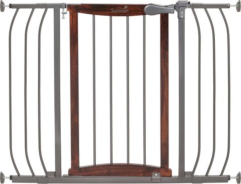 Summer Infant Tuck Away Retractable Extra Wide Gate, Fits Openings Up to 56" Wide, Black and Gray Gate for Doorways and Hallways, 30" Tall Mesh Baby and Pet Gate in Saudi Arabia