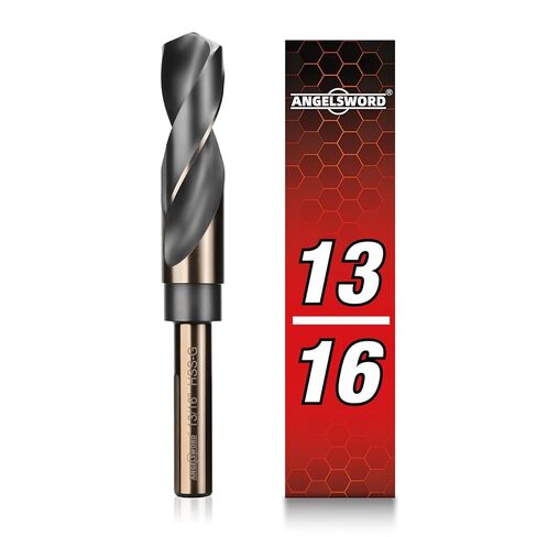 ANGELSWORD 13/16" Reduced Shank Drill Bit, M2 High Speed Steel Drill Bit for Hard Wood, Mild Steel and Metal in Saudi Arabia