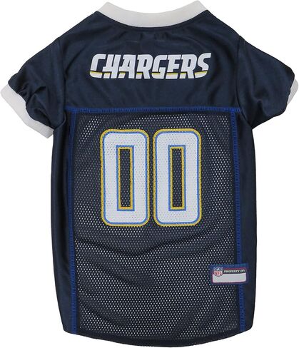 NFL Los Angeles Chargers Dog Jersey, Size: X-Small. Best Football Jersey Costume for Dogs & Cats. Licensed Jersey Shirt in Saudi Arabia