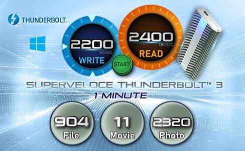 TEKQ [معتمد من Intel] Thunderbolt 3 SSD خارجي محمول، يعمل بالحافلة، (متوافق مع أجهزة Thunderbolt 4 وUSB 4) (1 تيرابايت) in Saudi Arabia
