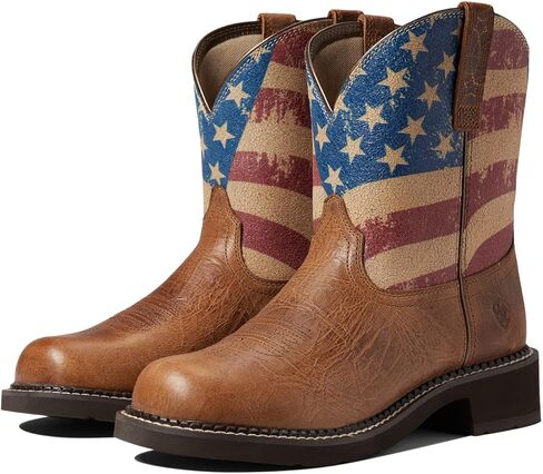 ARIAT Women's Fatbaby Heritage Patriot Western Boot in Saudi Arabia
