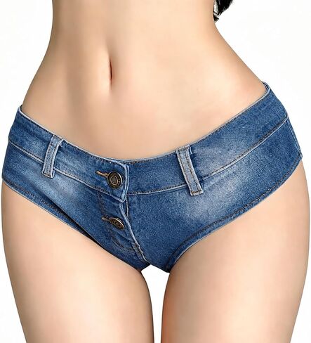MUYDZ Women's Denim Shorts Hot Pants Ultra Short Jeans for Nightclub Bar in Saudi Arabia