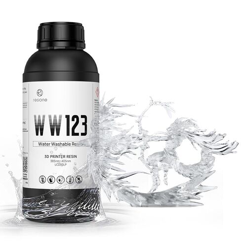 RESIONE 3D Printer Resin, Clear Water-Washable Resin with High-Speed Printing Excellent Fluidity and Almost Odorless Printing Resin in Saudi Arabia
