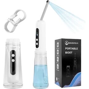 Upgrade Portable Camping Shower, 6000mAh Rechargeable Electric Shower Pump with Intelligent Digital Display Multiple Spray Modes Filtered Shower Head with Handheld for Outdoor Hiking, Travel in Saudi Arabia