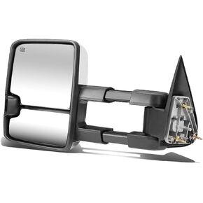 DNA Motoring TWM-015-T888-BK-SM-R مرآة سحب تعمل بالطاقة + حرارة + LED مدخن لليمين/الراكب [لـ 03-07 تاهو/يوكون] in Kuwait
