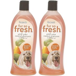 Sergeant's Sergeant’s Fur-So-Fresh Dog Grooming Shampoo, Whiff Odor Control, Fresh and Fruity Scent, Dog Bath Product, 18oz in Kuwait