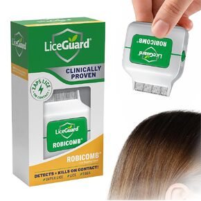 LiceGuard RobiComb Pro Electronic Head Lice Comb | Lice & Eggs Hair Zapping Tool in Saudi Arabia