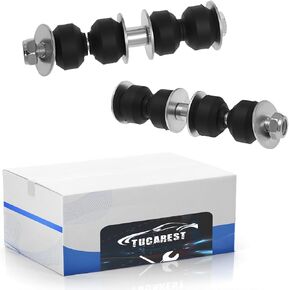 مثبت أمامي Sway Bar Link 2 قطعة K700526 (K6600) متوافق مع 92-03 Fo-rd Escort [Chevy 95-05 Blazer 4WD,97-03 Malibu] 98-04 Ni-ssan Frontier /95-05 G-MC Jimmy Sonoma 4WD [ #15024511] in Kuwait