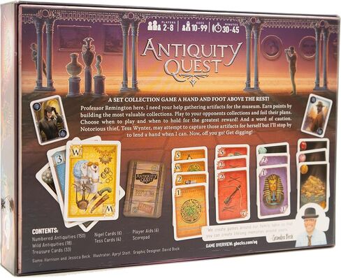 Antiquity Quest | A Set Collection Game from The Creators of Cover Your Assets & Skull King, Grandpa Beck's Games | 2-8 Players 10+ in Saudi Arabia