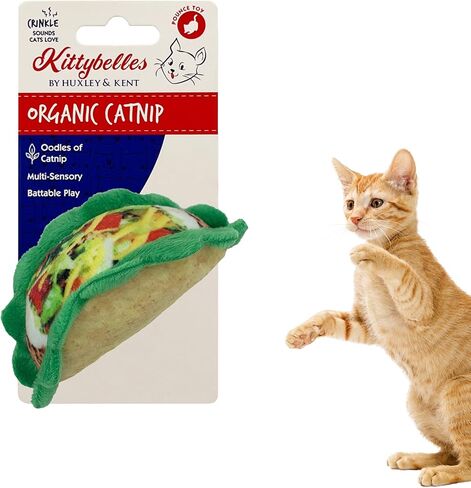 Huxley & Kent Cat Toy | Strawberry Donut | Strong Catnip Filled Cat Toy | Soft Plush Kitty Toy with Catnip and Crinkle | Kittybelles in Saudi Arabia