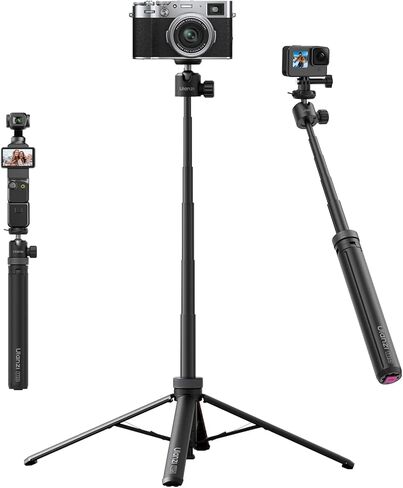 ULANZI TT07 Claw Camera Tripod, 59" Ombra Lightweight Travel Teleprompter Tripod, Professional 5 Section Aluminum Phone Tripod w Claw Quick Release, for Canon Nikon Sony Cameras DSLR iPhone in Saudi Arabia