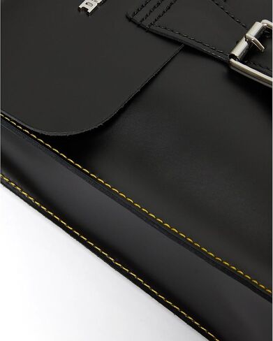 Dr. Martens Mini Leather Backpack - Unisex Backpack - Square Buckle Closure - Top Carry Handle - Buckle Straps Black One Size One Size in Saudi Arabia