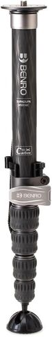 Benro MSD36C SupaDupa Monopod، أقصى ارتفاع 64.9 بوصة، ألياف الكربون، قدم مدببة، قفل قلاب من الألومنيوم بآلة CNC (MSD36C) in Saudi Arabia