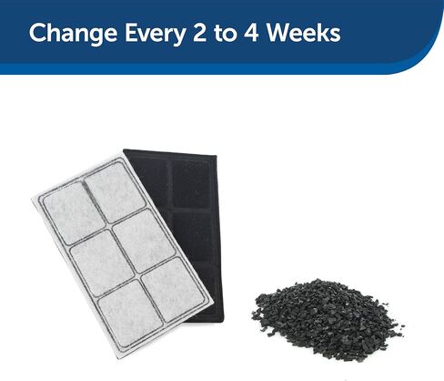 PetSafe Drinkwell Replacement Filter for Original | Platinum | Mini | Big Dog Pet Fountains, Charcoal Carbon Filter for Cats and Dogs in Saudi Arabia