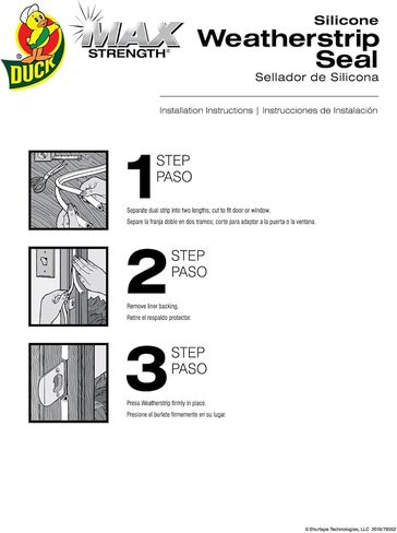 ماركة بطة MAX MAX SILICONE SILICONS SEAL للأبواب والنوافذ ، واللصق الذاتي ، تناسب فجوات متوسطة من 1/8-1/4 بوصات ، .31 في. x .25 بوصة. × 17 قدمًا ، أبيض in Saudi Arabia
