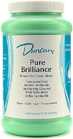 Duncan Pure Brilliance Clear Glaze Brush-on Glaze 16 oz. jar in Saudi Arabia