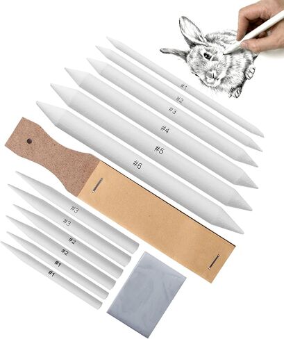 Mr. Pen - 14 Pack of Blending Stumps, Art Eraser, Blending Sticks for Drawing, Shading Pencils for Sketching in Saudi Arabia