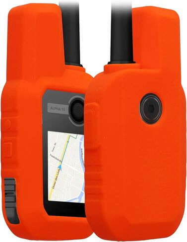kwmobile Case Compatible with Garmin Alpha 10 - GPS Handset Navigation System Soft Silicone Skin Protective Cover - Black in Saudi Arabia