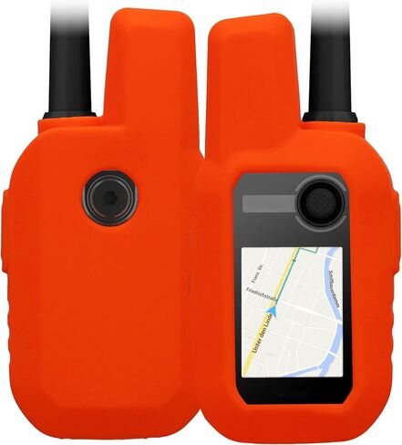 kwmobile Case Compatible with Garmin Alpha 10 - GPS Handset Navigation System Soft Silicone Skin Protective Cover - Black in Saudi Arabia