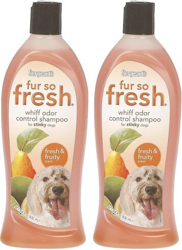 Sergeant's Sergeant’s Fur-So-Fresh Dog Grooming Shampoo, Whiff Odor Control, Fresh and Fruity Scent, Dog Bath Product, 18oz in Kuwait