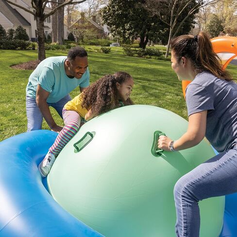 Hearthsong 8-Foot Inflatable Dome Rocking Bouncer, 88"L x 88"W x 43.75"H, 6 Handles, PVC, Ages 5 and Up in Saudi Arabia