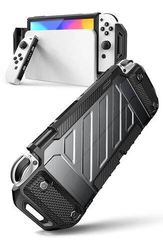 SUPCASE Unicorn Beetle Pro Series Case for Nintendo Switch OLED Model (2021), Dockable Rugged Protective Case Compatible with Nintendo Switch Console in Saudi Arabia