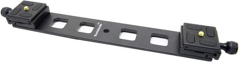 koolehaoda 240mm Professional Rail Nodal Slide Metal Quick Release Clamp,Dual Dovetail Camera Bracket Mount with Double-Sided Clamp can be Rotated 90°, for Camera with Arca Swiss Compatible(LCB-24R) in Saudi Arabia