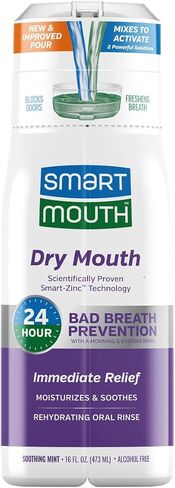SmartMouth Dry Mouth Mouthwash, Mint, 16 Fluid Ounce in Saudi Arabia