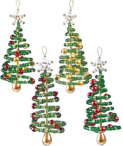 Solid Oak Beaded Orn Bell Wreath R/G/G/W in Kuwait
