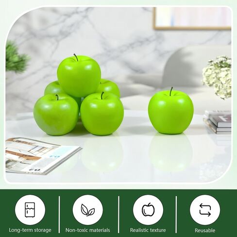 Artificial Green Apples Box of 12 in Saudi Arabia