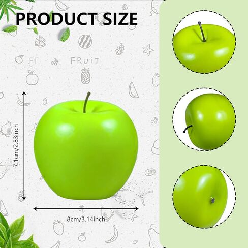 Artificial Green Apples Box of 12 in Saudi Arabia