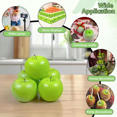 Artificial Green Apples Box of 12 in Saudi Arabia
