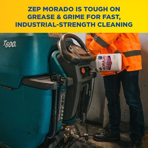 Zep Morado Purple Purple Super Cleaner - 1 جالون (حزمة من 4) 85624 - يزيل المزيج الصناعي الشاق الإضافي ، خالية من الفوسفات ، مركزة القلوية الشحوم ، الأوساخ in Saudi Arabia