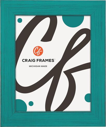 Craig Frames Jasper, 8x10 Picture Frame, French Teal in Saudi Arabia