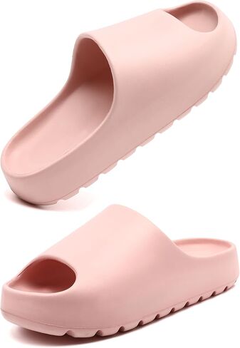 Cloud Slides for Women Men, Womens Walking Sandals Comfortable, Unisex Thick Pillow Slippers, Waterproof House Slide Sandals Indoor Outdoor Shower Shoes in Saudi Arabia